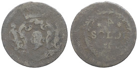 ITALIE - ITALY
Corse, Pascal Paoli (1761-1768). 4 soldi 1765, Murato.
G.7 ; Cuivre - 1,84 g - 21 mm - 12 h
Chiffre 4 en miroir. B.
