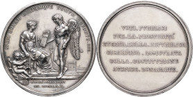 ITALIE - ITALY
Milan, République italienne (1802-1805). Médaille, Constitution à Lyon de la République italienne, par L. Manfredini An X (1802), Milan...