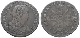 MONACO - MONACO
Honoré III (1733-1795). Pezzetta ou pièce de 3 sols 1734, Monaco.
G.MC100 - CC.168 ; Billon - 4,22 g - 25 mm - 12 h
Variété avec point...