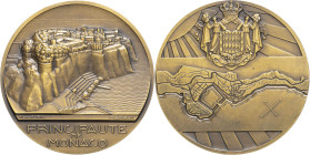 MONACO - MONACO
Louis II (1922-1949). Médaille, Principauté de Monaco, par Pierre Turin 1943, Paris.
Bronze - 151,01 g - 68 mm - 12 h
Dans un écrin d’...