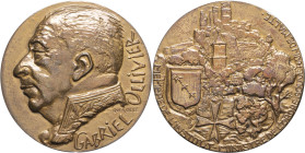 MONACO - MONACO
Rainier III (1949-2005). Médaille, Gabriel Ollivier, par M.-P. Quérolle ND (1972), Paris.
MdP.M.4387 ; Bronze - 205,52 g - 72,5 mm - 1...
