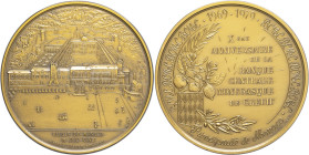 MONACO - MONACO
Rainier III (1949-2005). Médaille, 10e anniversaire de la Banque centrale monégasque de crédit, par J. J. Turc 1979, Paris.
Bronze - 1...