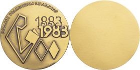 MONACO - MONACO
Rainier III (1949-2005). Médaille, Collège franciscain de Monaco, par L. Lacroix 1983, Saumur (Pichard).
Bronze - 151,96 g - 65 mm - 1...