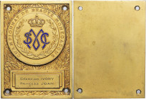 MONACO - MONACO
Rainier III (1949-2005). Plaque, Société canine de Monaco, championnat de beauté monégasque ND.
Bronze doré - 172,57 g - 85 x 62 mm - ...
