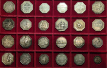 LOT - LOT
Jetons. Lot de 24 jetons ND.
Argent - total : 407,70 g
TTB à Superbe.
Chambre de commerce de Bordeaux 1784 - Assurance mutuelle immobilière ...