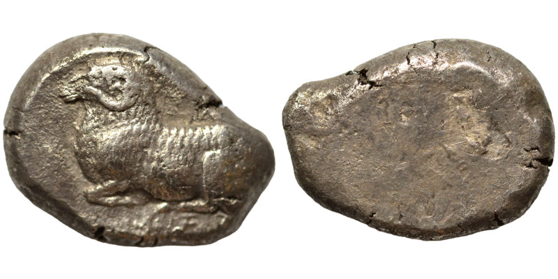 CYPRUS. Salamis. Euelthon, circa 530/15-480. Stater (silver, 10.90 g, 22 mm). Ra...