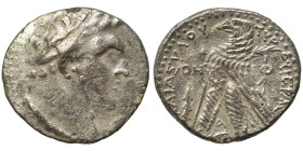 PHOENICIA. Tyre. 126/5 BC-65/6 AD. Shekel (silver, 12.42 g, 28 mm), CY 78 (49/8 BC). Laureate head of Melkart to right, lion skin tied around neck. Re...