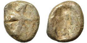 ACHAEMENID EMPIRE. Time of Xerxes II to Artaxerxes III, circa 420-350. Siglos (silver, 4.95 g, 15 mm), Sardeis. King/hero kneeling-running right, hold...