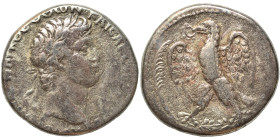 SYRIA, Seleucis and Pieria. Antioch. Otho, 69. Tetradrachm (silver, 14.01 g, 26 mm). [..] MAPKOC OΘⲰN KAICAP [..] Laureate head right. Rev. Eagle with...