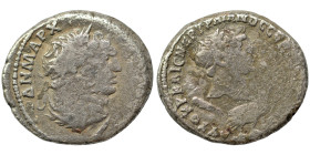 SYRIA, Seleucis and Pieria. Antioch. Trajan, 98-117. Tetradrachm (silver, 9.93 g, 25 mm). Laureate head of Trajan to right, set on eagle standing righ...