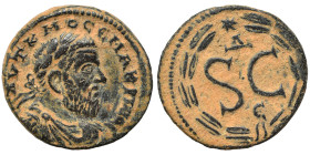 SYRIA, Seleucis and Pieria. Antioch. Macrinus, 217-218. Ae (bronze, 4.64 g, 19 mm). AYT K M O CЄ MAKPINOC CЄ Laureate, draped and cuirassed bust right...