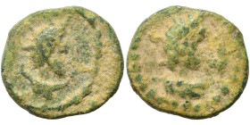 PALMYRENE. Palmyra. Pseudo-autonomous issue, 2nd-3rd centuries AD. Ae (bronze, 1.15 g, 11 mm). Radiate and draped bust of the sun-god Malakbel to righ...