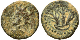 PALMYRENE. Palmyra. Pseudo-autonomous issue, circa 2nd-3rd centuries AD. Ae (bronze, 0.94 g, 9 mm). Radiate and draped bust to left (Malakbel ?). Rev....