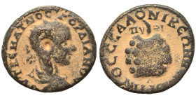 MACEDON. Thessalonica. Gordian III, 238-244. Ae (bronze, 9.09 g, 24 mm). Laureate, draped and cuirassed bust right. Rev. ΘΕϹϹΑΛΟΝΕΙΚΕΩΝ ΝΕΩΚΟΡΩΝ Agoni...