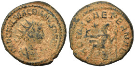 Macrianus, usurper, 260-261. Antoninianus (billon, 3.99 g, 20 mm), Samosata. IMP C FVL MACRIANVS P F AVG Radiate and cuirassed bust right. Rev. ROMAE ...