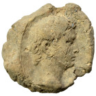 Greek-Roman. Circa 1st-3rd centuries AD. Terracotta token. 3.47 g, 26 mm