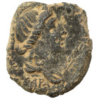 Greek-Roman. Circa 1st-3rd centuries AD. Terracotta token. 1.46 g, 18 mm