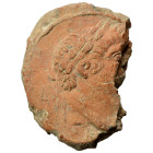 Greek-Roman. Circa 1st-3rd centuries AD. Terracotta token. 3.82 g, 26 mm