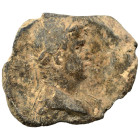 Greek-Roman. Circa 1st-3rd centuries AD. Terracotta token. 2.78 g, 24 mm