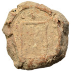 Greek-Roman. Circa 1st-3rd centuries AD. Terracotta token. 3.33 g, 21 mm