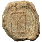 Greek-Roman. Circa 1st-3rd centuries AD. Terracotta token. 3.49 g, 24 mm