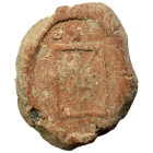 Greek-Roman. Circa 1st-3rd centuries AD. Terracotta token. 3.01 g, 24 mm