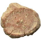 Greek-Roman. Circa 1st-3rd centuries AD. Terracotta token. 1.30 g, 19 mm