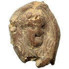 Greek-Roman. Circa 1st-3rd centuries AD. Terracotta token. 0.94 g, 16 mm