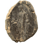 Greek-Roman. Circa 1st-3rd centuries AD. Terracotta token. 1.19 g, 17 mm