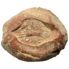 Greek-Roman. Circa 1st-3rd centuries AD. Terracotta token. 1.41 g, 17 mm