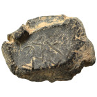 Greek-Roman. Circa 1st-3rd centuries AD. Terracotta token. 1.13 g, 16 mm