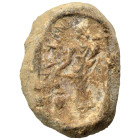 Greek-Roman. Circa 1st-3rd centuries AD. Terracotta token. 1.03 g, 16 mm