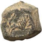 Greek-Roman. Circa 1st-3rd centuries AD. Terracotta token. 0.70 g, 13 mm