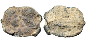 Greek seal (lead, 2.54 g, 17 mm). Sold as seen.