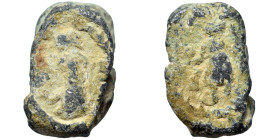 Greek seal (lead, 5.74 g, 15 mm). Sold as seen.