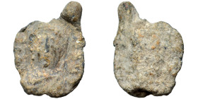 Greek seal (lead, 2.02 g, 15 mm). Sold as seen.
