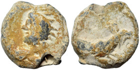 Greek seal (lead, 3.12 g, 13 mm). Sold as seen.