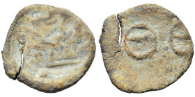 Byzantine seal (lead, 1.77 g, 15 mm). Sold as seen.