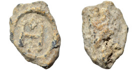 Byzantine seal (lead, 4.46 g, 19 mm). Sold as seen.