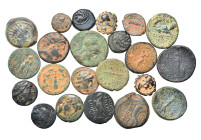Group lot of circa 22 Ancient Greek coins. G - VF. some repatinated. As seen, no return