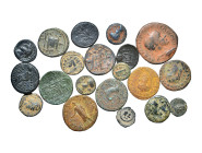 Group lot of circa 20 Roman Provincial coins. G - VF. some repatinated. As seen, no return