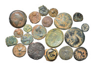 Group lot of circa 20 Roman Provincial coins. G - VF. some repatinated. As seen, no return