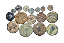 Group lot of circa 16 Roman Provincial coins. G - VF. some repatinated. As seen, no return