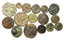 Group lot of circa 16 Roman Provincial coins. G - VF. some repatinated. As seen, no return