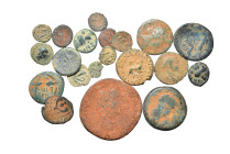 Group lot of circa 20 Roman Provincial coins. G - VF. some repatinated. As seen, no return