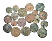 Group lot of circa 19 Roman coins. G - VF. some repatinated. As seen, no return