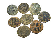 Group lot of 8 Arab-Byzantine coins. G - VF. some repatinated. As seen, no return