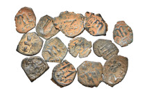 Group lot of 13 Arab-Byzantine coins. G - VF. some repatinated. As seen, no return