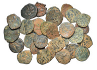 Group lot of circa 30 Islamic coins, all Standing Caliph type. G - VF. some repatinated. As seen, no return