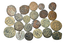 Group lot of circa 22 Islamic coins. G - VF. some repatinated. As seen, no return